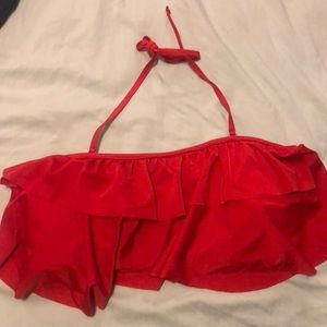 Red bikini top